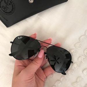Ray-Ban Black Aviator - unisex sunglasses